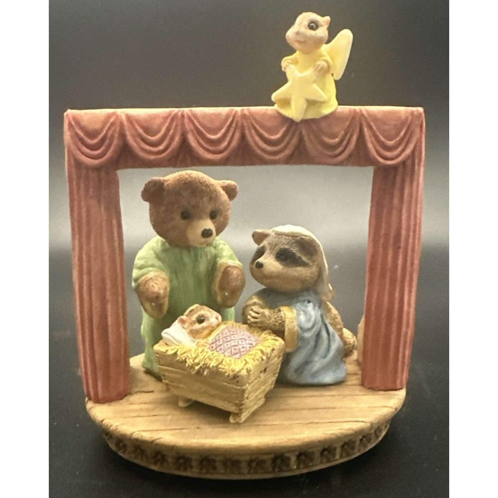 Vintage 1994 Hallmark Tender Touches The Christmas Players Starlit Nativity NIB
